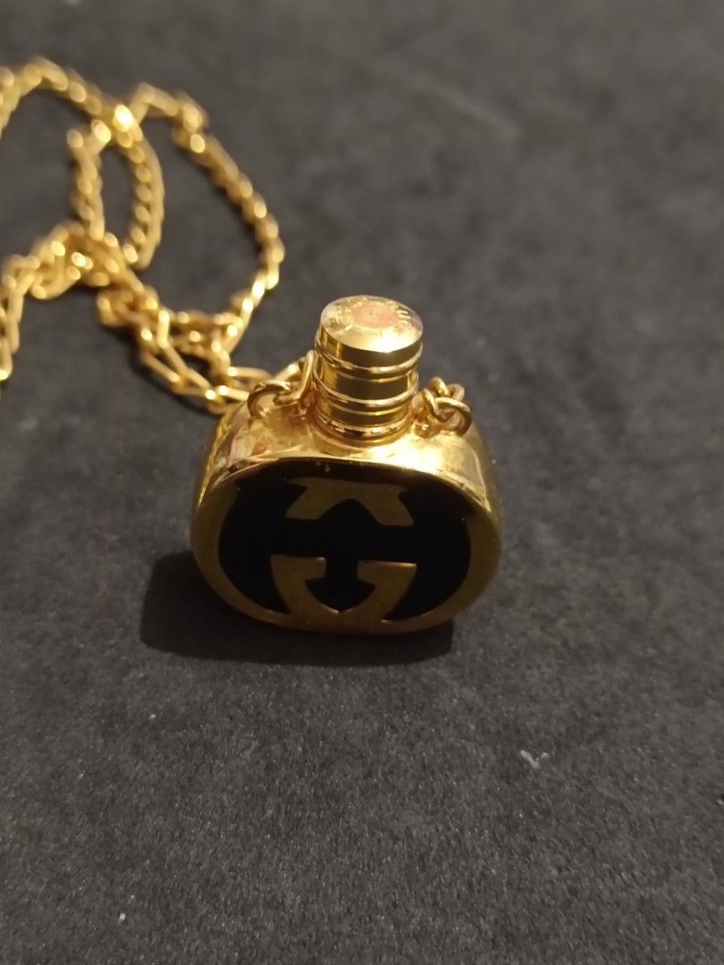 Gucci perfume bottle necklace online