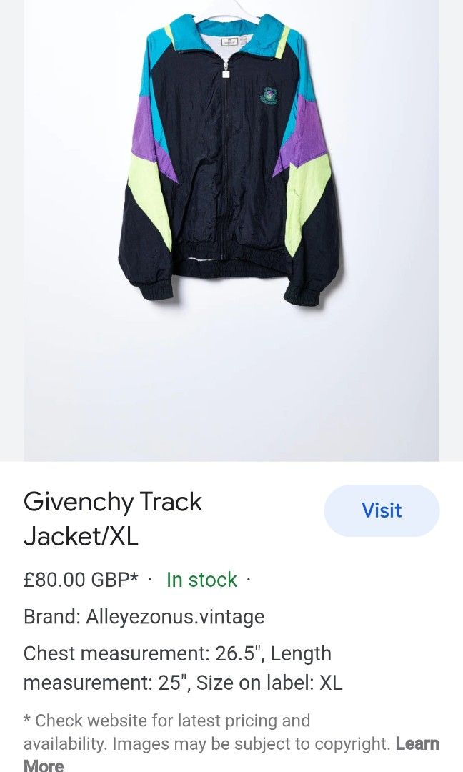 Vintage outlet givenchy windbreaker