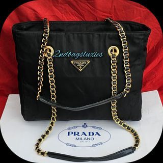 authentic prada tessuto nylon laptop bag, Luxury, Bags & Wallets on  Carousell