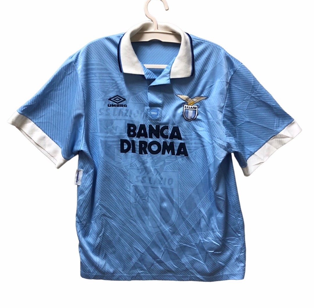 Vintage umbro 92 93 lazio jersey Men s Fashion Tops Sets