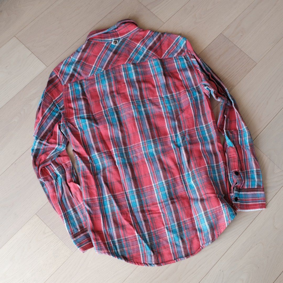 Visvim Flannel Shirt, 男裝, 上身及套裝, T-shirt、恤衫、有領衫