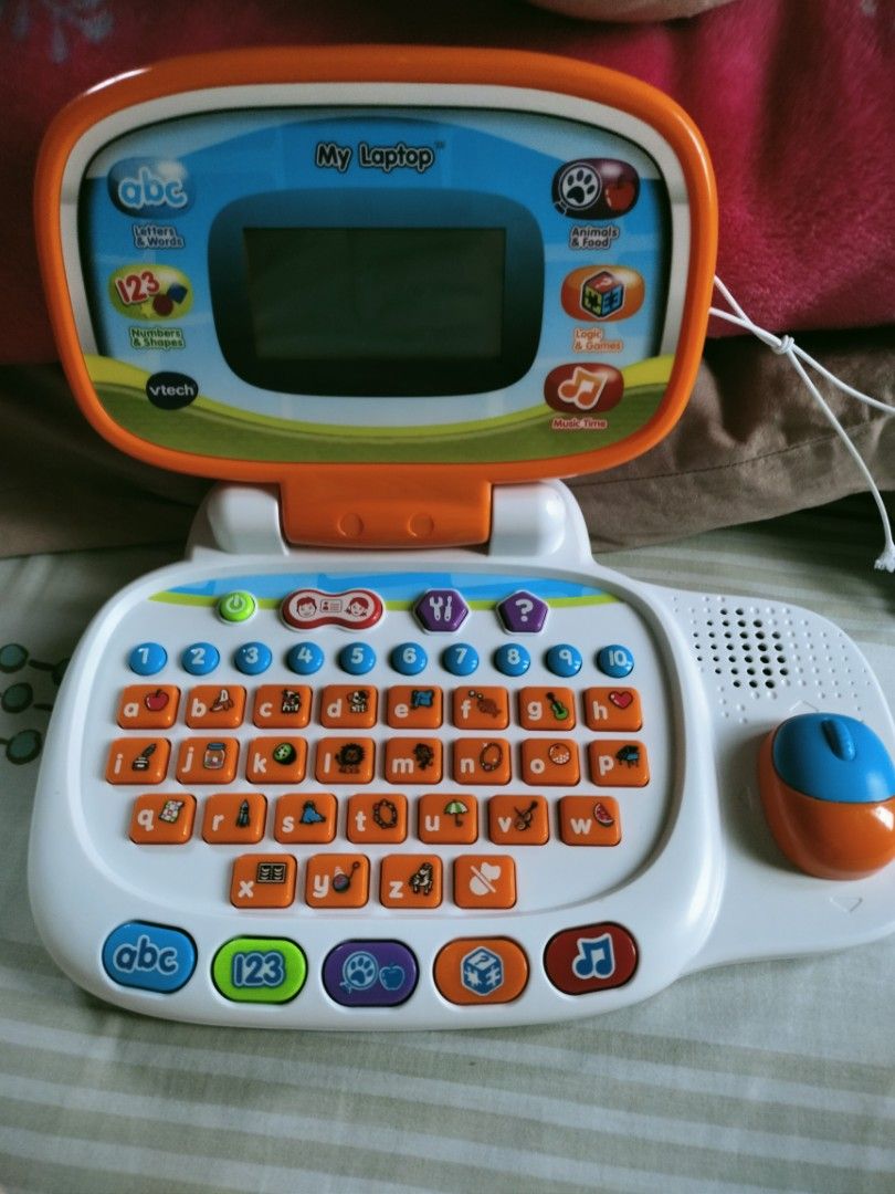 Vtech Educational Laptop, Hobbies & Toys, Toys & Games on Carousell