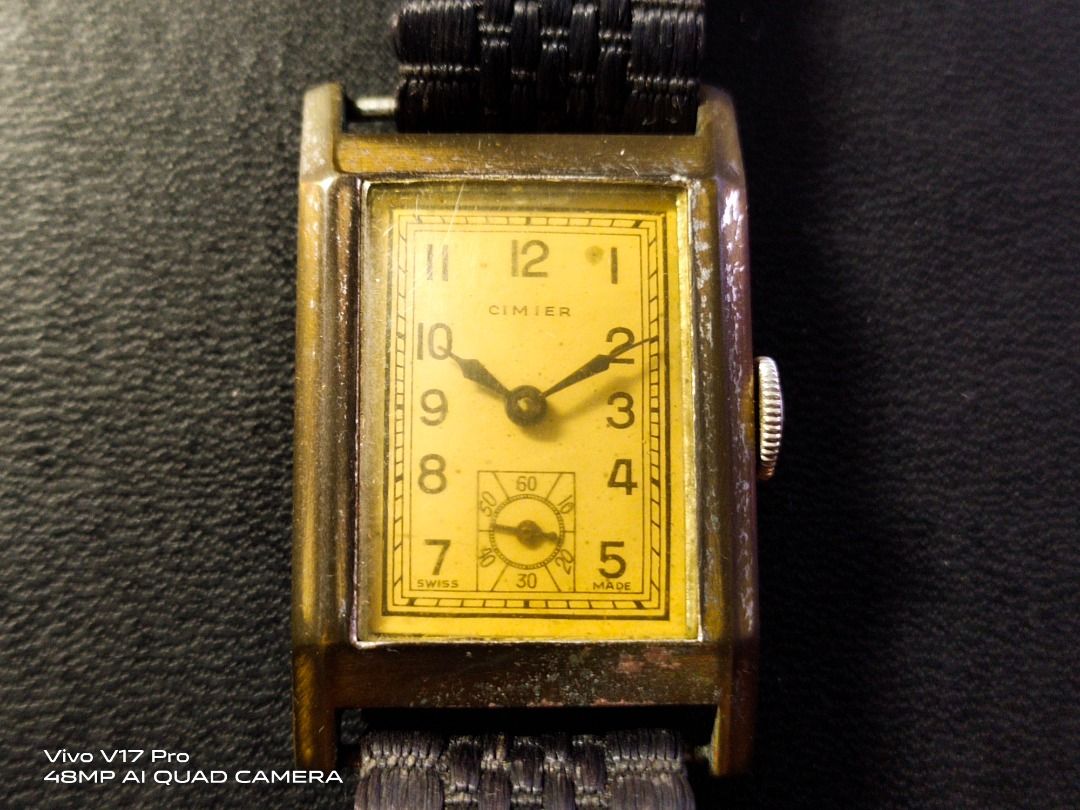 Vtg Cimier Mechanical Hand Winding Watch