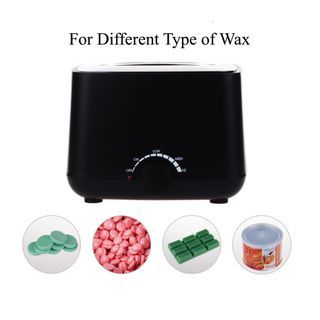 Waxing Kit, Wax Warmer for Hair Removal with 6 Packs Wax Beads & 10Pcs  Waxing Applicator Sticks, Painless at Home Waxing Kits for Full Body Bikini  Brazilian Face Eyebrow Legs White