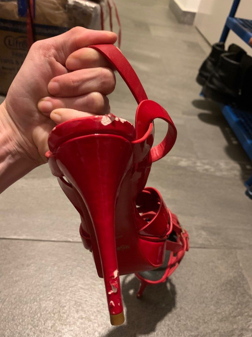 Well used YSL heels Red size 37