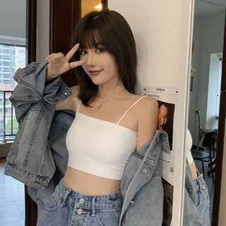 white padded top