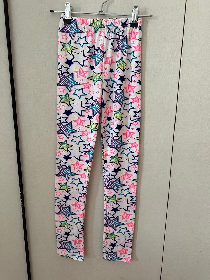 White Star Leggings Babies Kids Babies Kids Fashion on Carousell