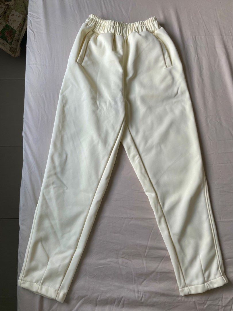 SHEIN EZwear Women's Straight-leg Fleece-lined Pants