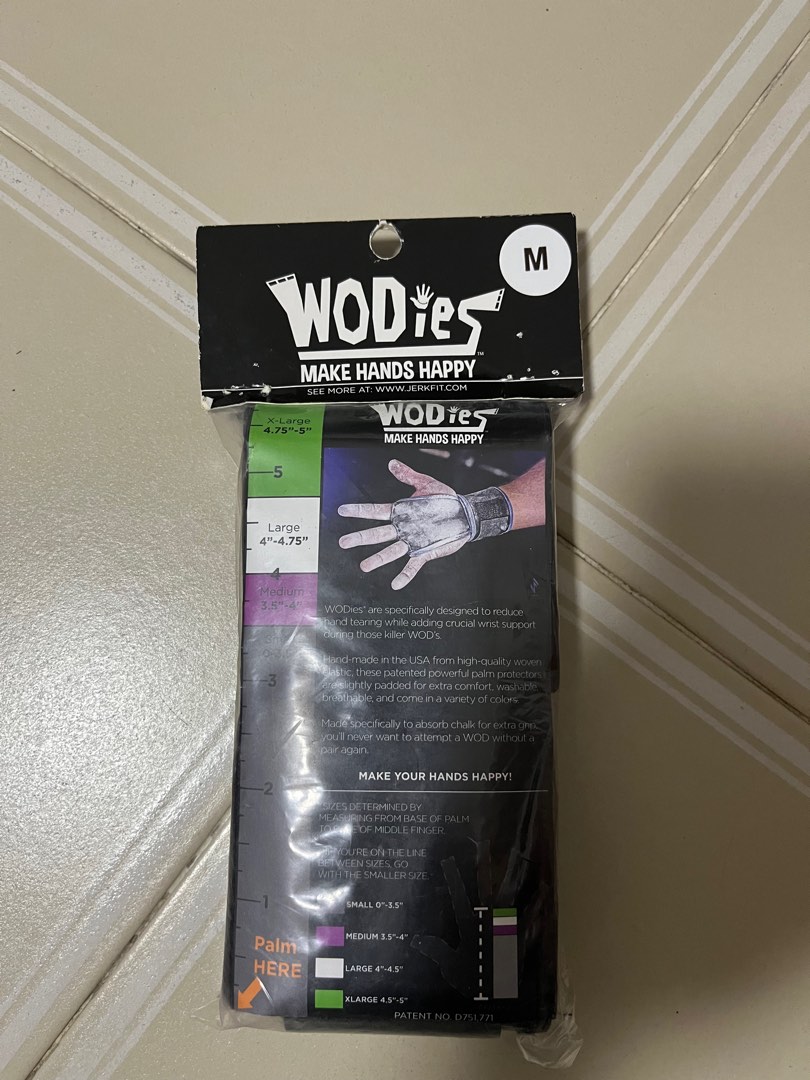 WODies Workout Gloves Pair Sports Equipment Other Sports