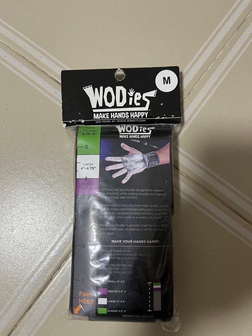 WODies Workout Gloves Pair Sports Equipment Other Sports