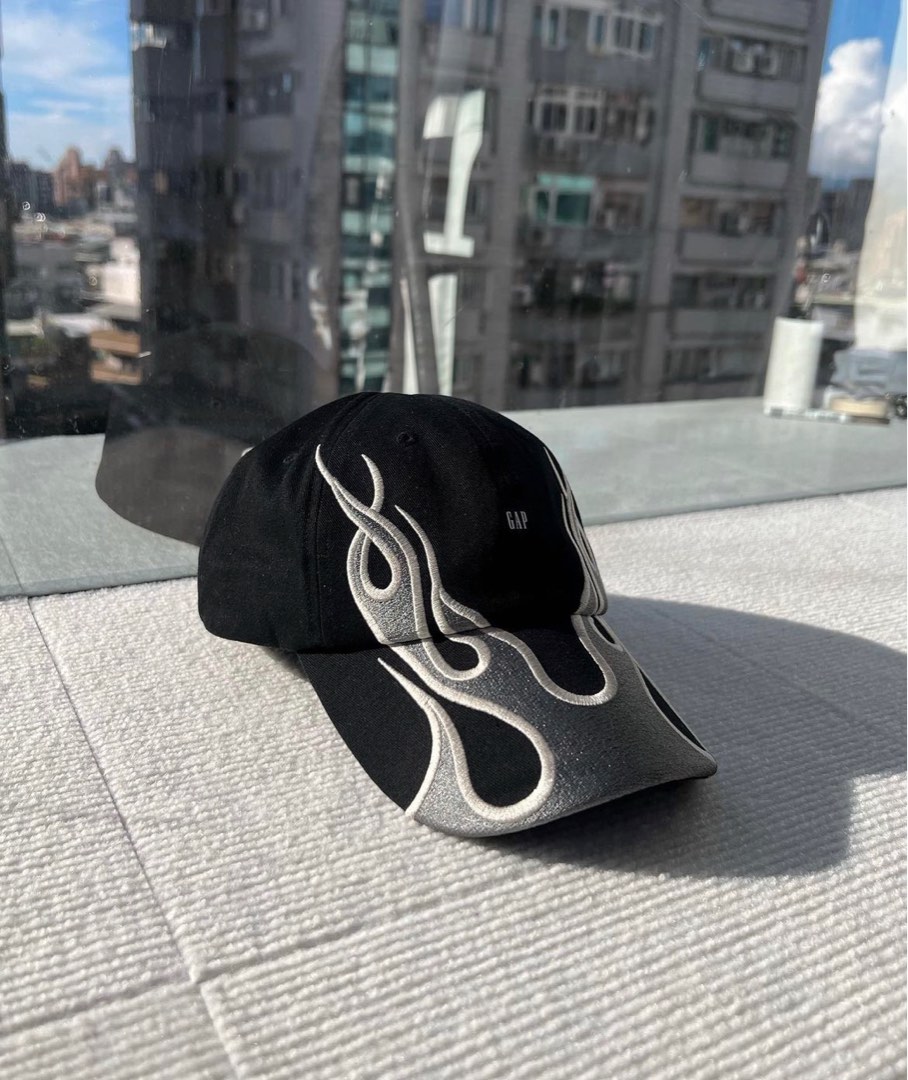 Yeezy gap balenciaga flame cap