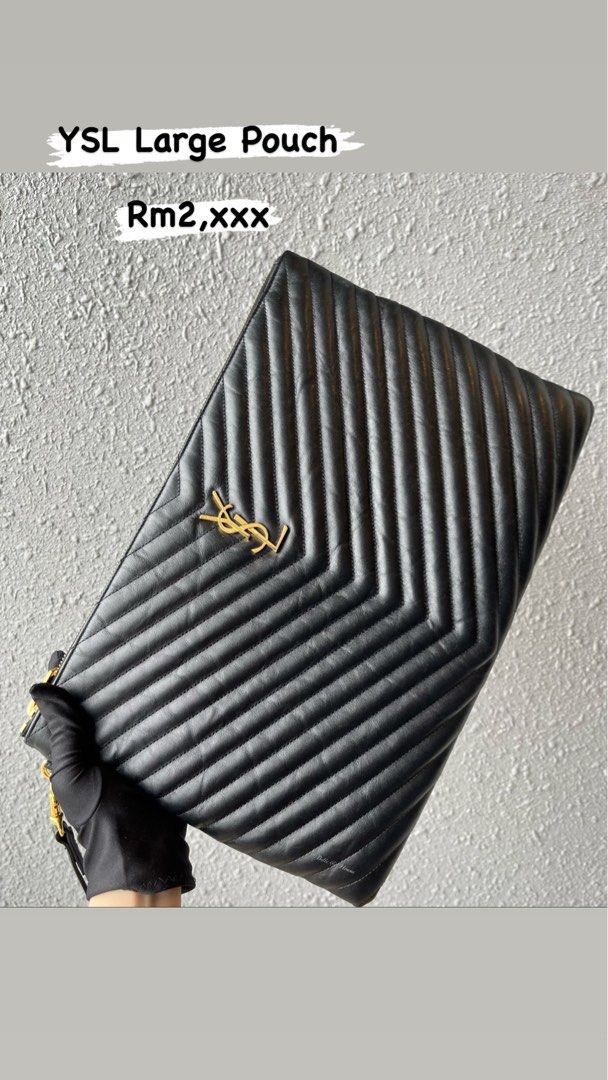 Ysl large pouch clearance