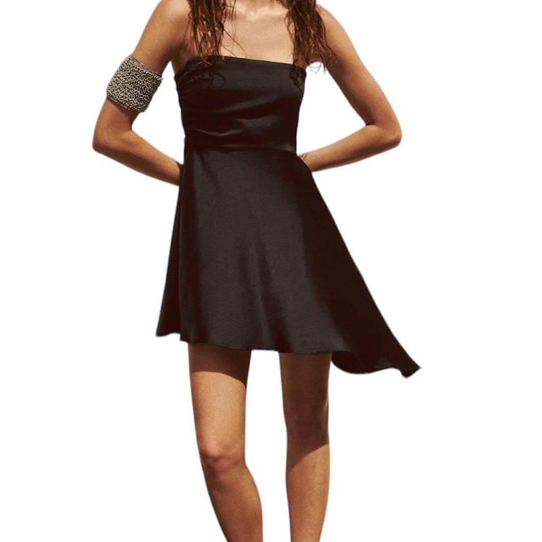asos black halter neck dress ELIJAH KNIT DRESS CACAO / L main image 1