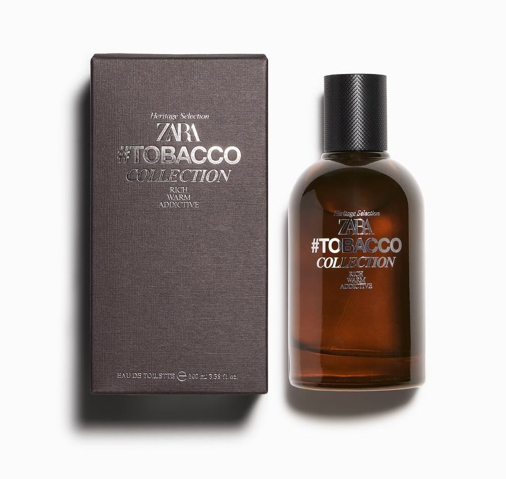 Zara Men's #TOBACCO COLLECTION RICH/WARM/ADDICTIVE Eau De Toilette 3.4  fl.oz.