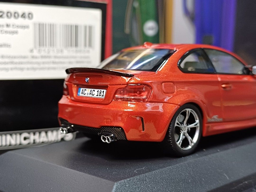 1/43 Minichamps BMW 1er M Coupe ACS1 Sport 2011 diecast 1:43, 玩具