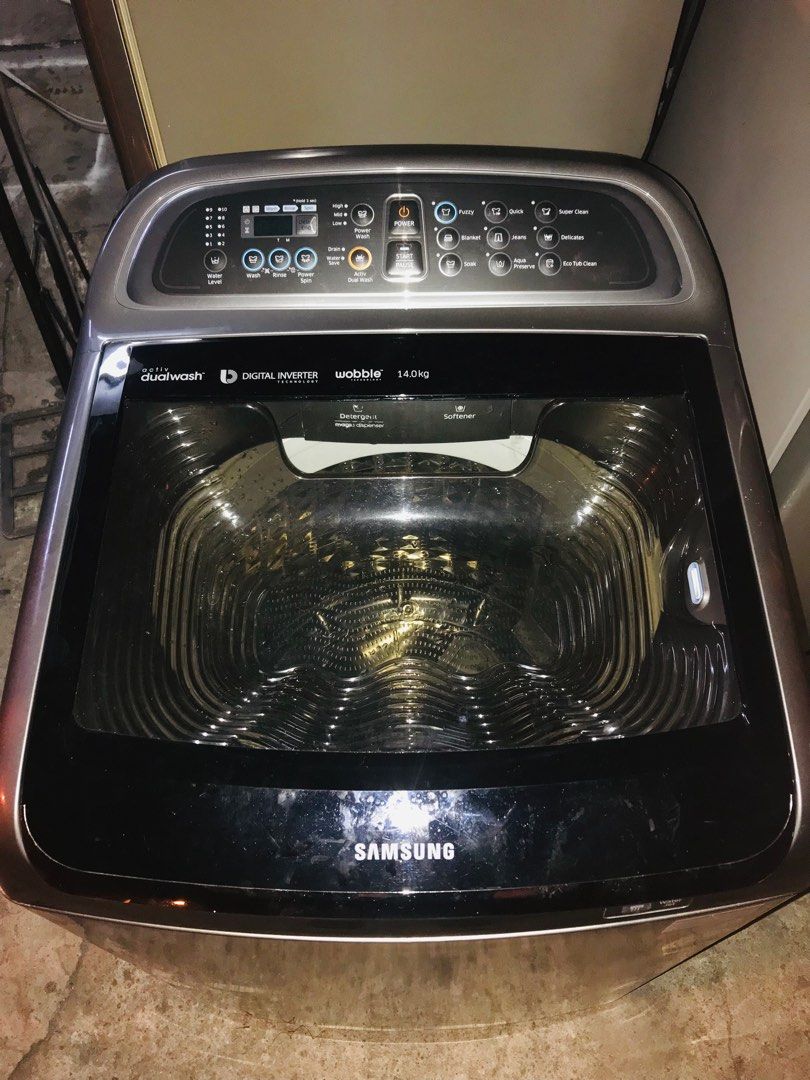 14kg Samsung inverter washing machine, Furniture & Home Living, Bedding & Towels on Carousell