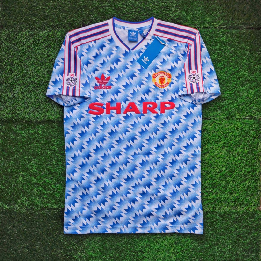 1990/92 Man Utd adidas Originals Remake Away Jersey (S), 男裝