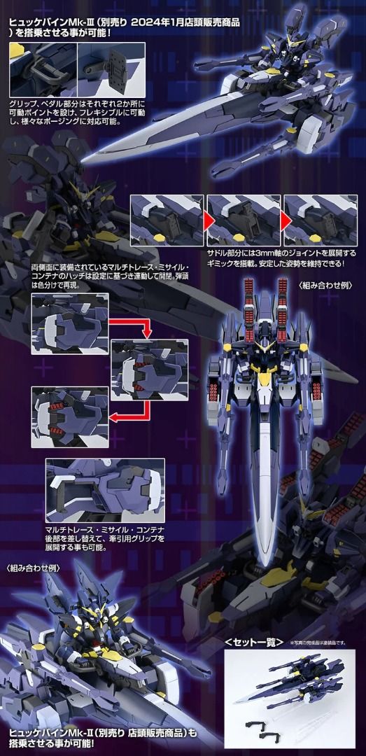 HG AMガンナー + ヒュッケバインMK-III - プラモデル