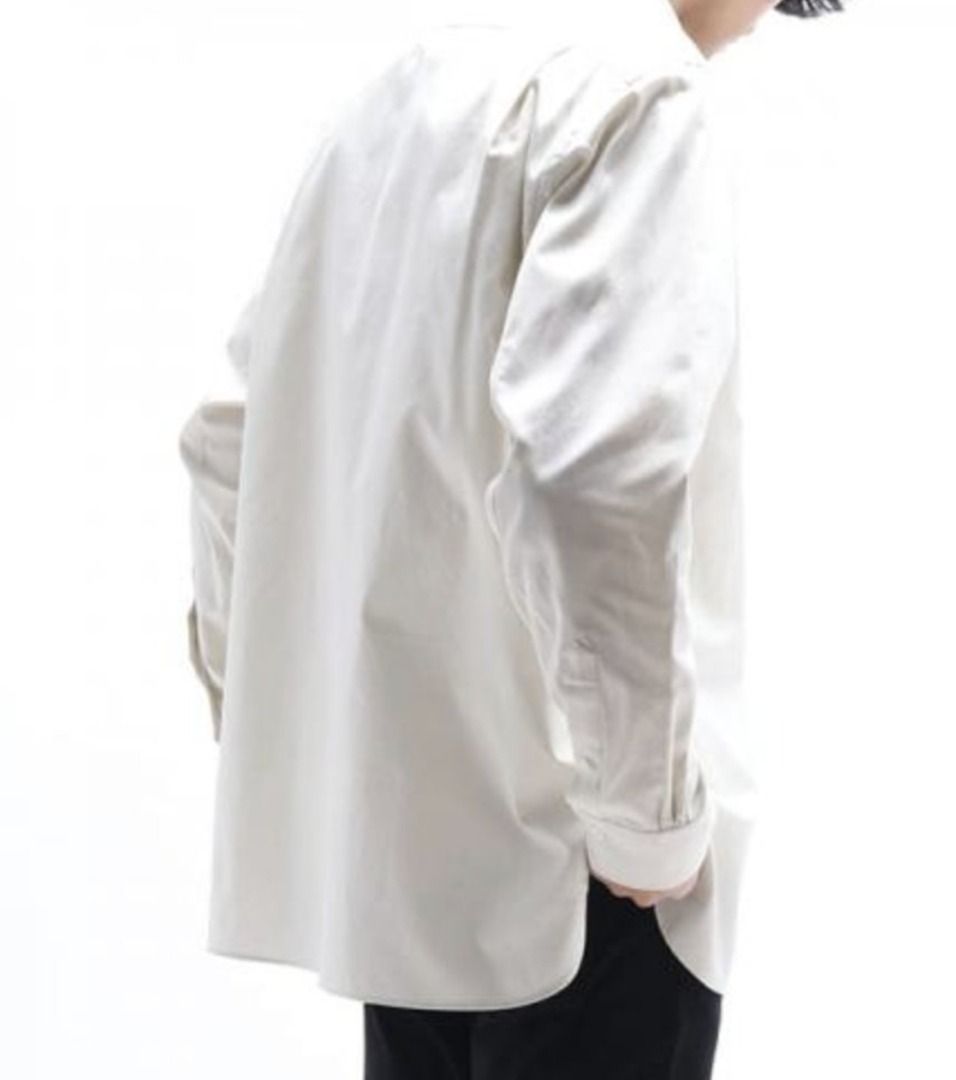 21SS AURALEE FINX SHUTTLE OX SHIRTS IVORY 4號