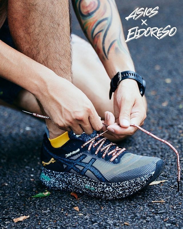 アシックス　エルドレッソ eldoreso コラボ　Ｓ４　美品　asics 新品 エルドレッソ ELDORESO アシックス asics s4 25cm - メルカリ
