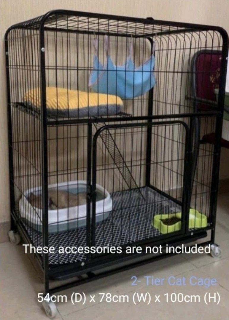 Two tier hotsell cat cage