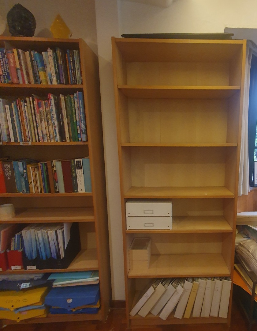 LAST DAY SELLING 2nd Hand Ikea Billy Bookcase, Furniture & Home
