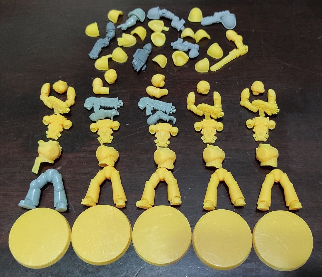 3D Printed Warhammer 40K Mk.7 (Firstborn) Squad Miniature Figures (Category: Figurines & Statues) located in Bacoor. Submitted by collectors_haul (Listing ID 1257388013, Image 1). Description: 📌I also included some spare parts from the original GW kit, as well as semi failed prints since it would just be a waste to dispose of them. I hope you would put them to good use somehow. 📌3D Prints resin material. 📌Please examine pictures carefully. 📌W