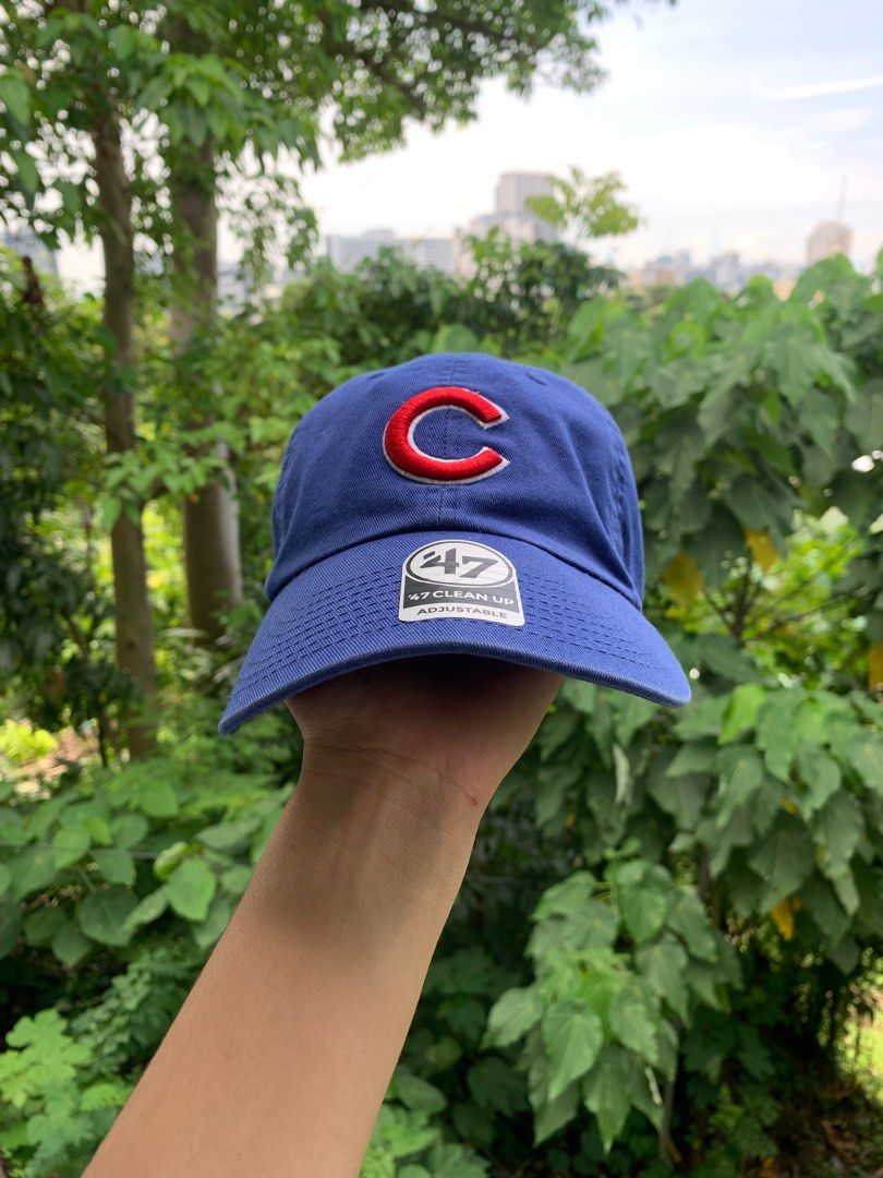 Chicago Cubs Hat Cap Throwback MLB 47 Brand Adjustable Cooperstown Baby Blue