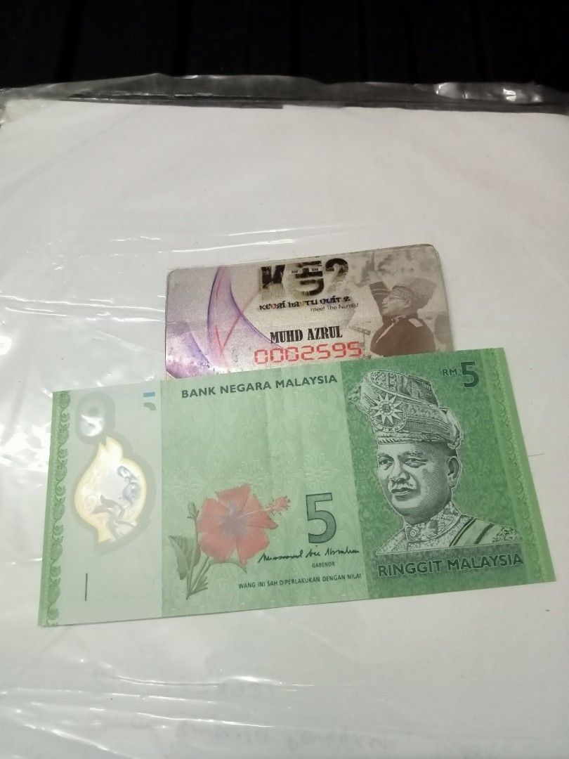 5ringgit replacement note (Category: Currency) located in Alor Gajah. Submitted by ajoi2592 (Listing ID 1257480156, Image 2). Description: No. ZD 5ringgit replacement note berminat blh inbox/ whatspp 011 2864 3480 postage rm10 semenanjung.