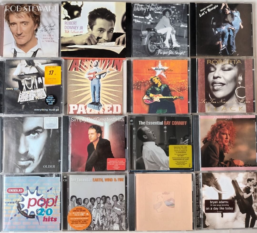80s pop rock and more cds for sale INXS sound garden rolling stones ...