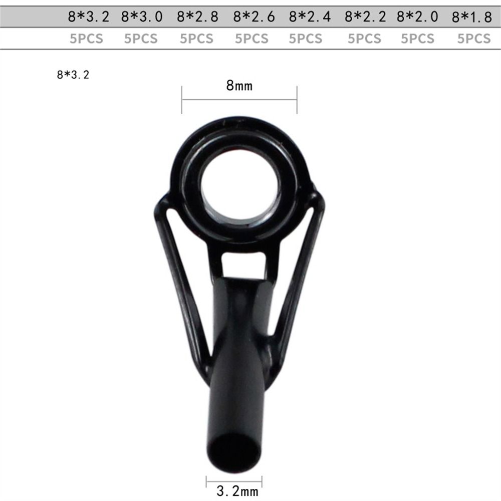 包郵** [40個裝] 路亞頂環導眼組路亞竿釣具用品釣魚配件[平行進口], 運動產品, 釣魚- Carousell