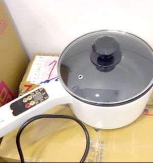 快煮鍋 電鍋 電煮鍋 美食鍋 電火鍋 宿舍鍋 一人鍋  110V