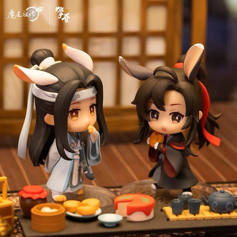 魔道祖師 Q版フィギュア 魏無羨 藍忘機 中秋Ver. 誕生日Ver. セット