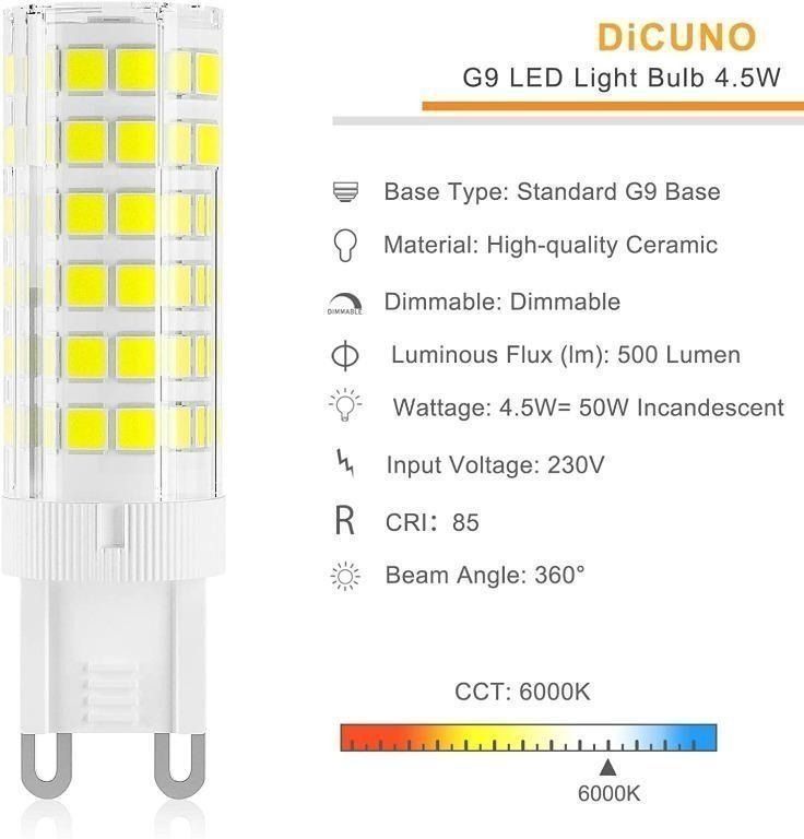 R7s Led 78mm Cool White 6000k, 5w Replace Halogen R7s J78 50w, Ac 220v-240v  500lm 360 Beam Angle R7s Cob Led Linear Bulb 78mm, 2pcs