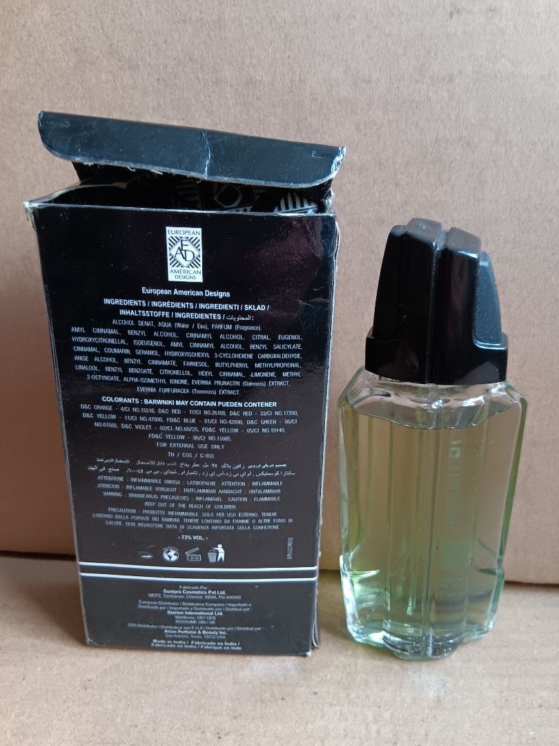 RAVEN BLACK men s designer 2.5 oz 75ml EDT cologne spray