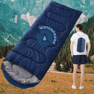 ♥️ WATERPROOF sleeping bag 2 models: BLUE (15°C to 25°C) $19.90, GREEN (-10°C to 10°C) $27.90 Camping sleeping bag hooded. NEW ARRIVALS, while stocks last!