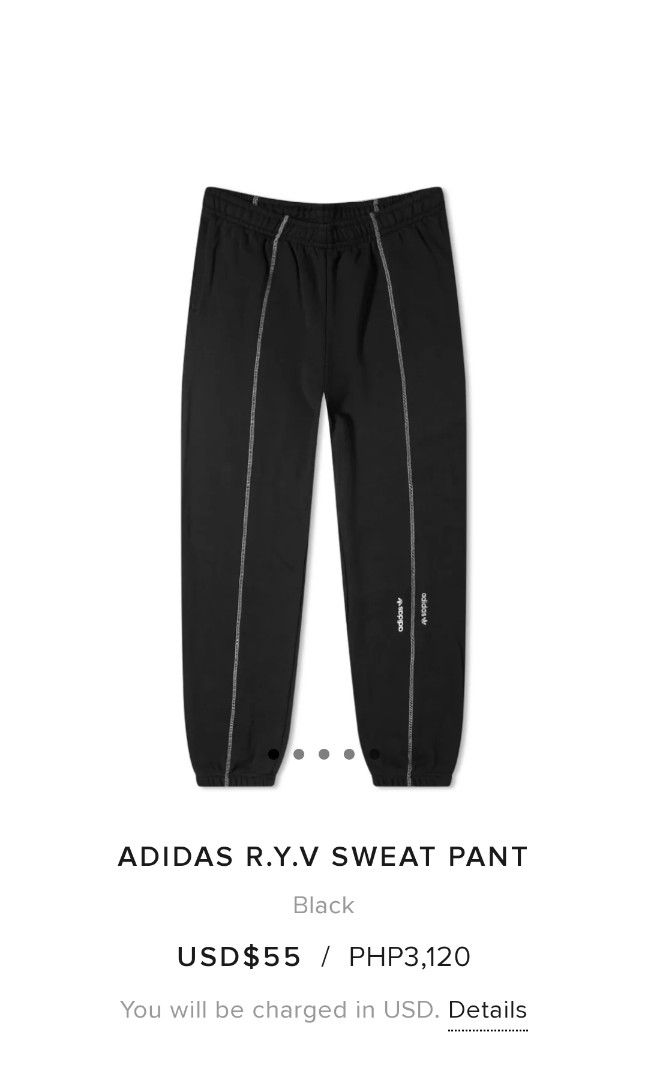 Adidas mirror logo Joggers Men s Fashion Bottoms Joggers on