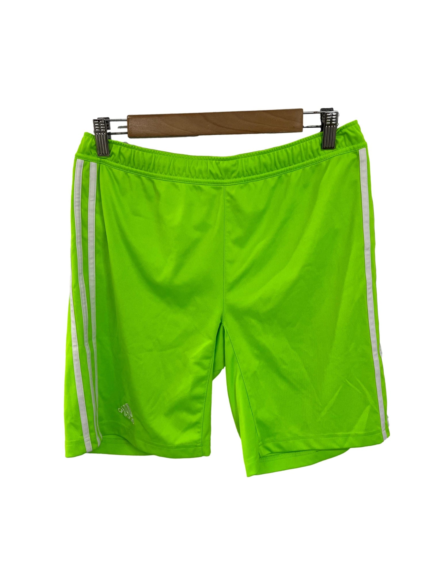 Adidas Neon Green Running Shorts, Men's Fashion, Activewear on Carousell