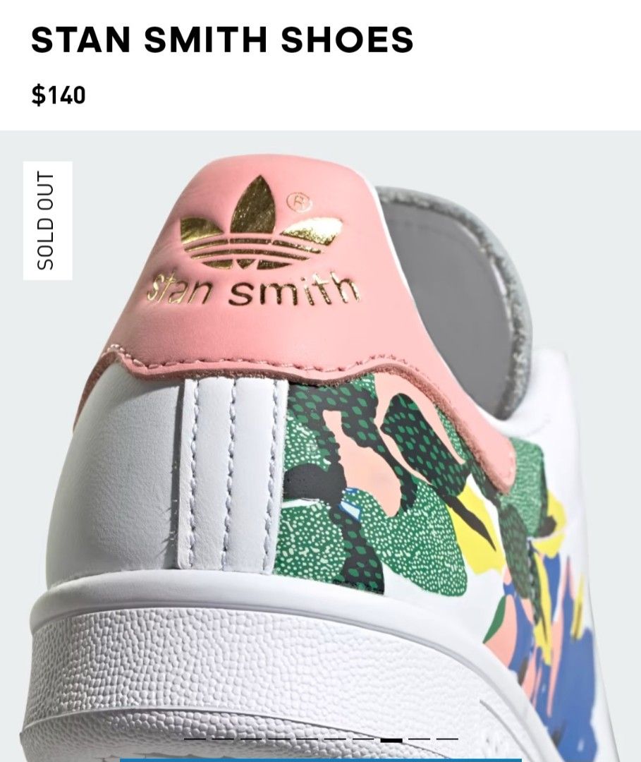 adidas Stan Smith Women FW2522 sneakers - Floral Pink/Blue