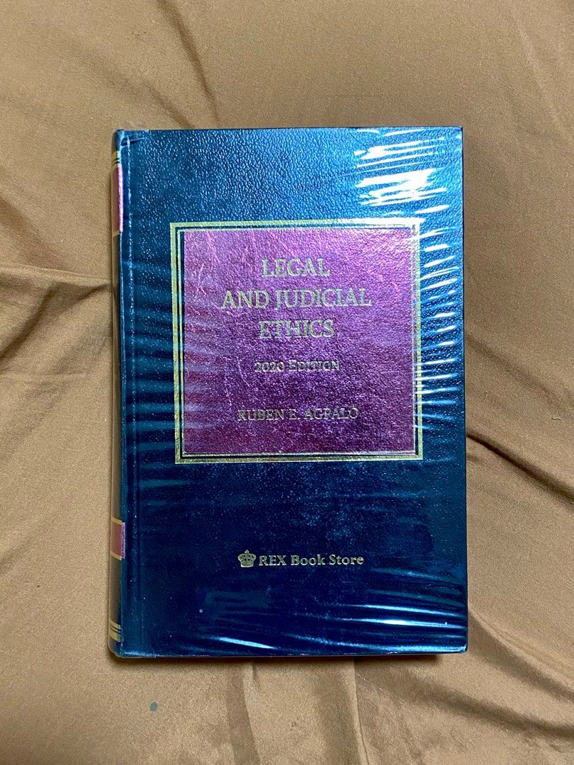 Agpalo Legal and Judicial Ethics 2020 Edition (Rex), Hobbies & Toys