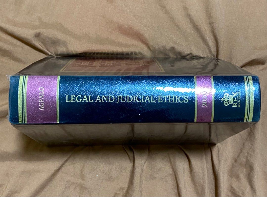 Agpalo Legal and Judicial Ethics 2020 Edition (Rex), Hobbies & Toys