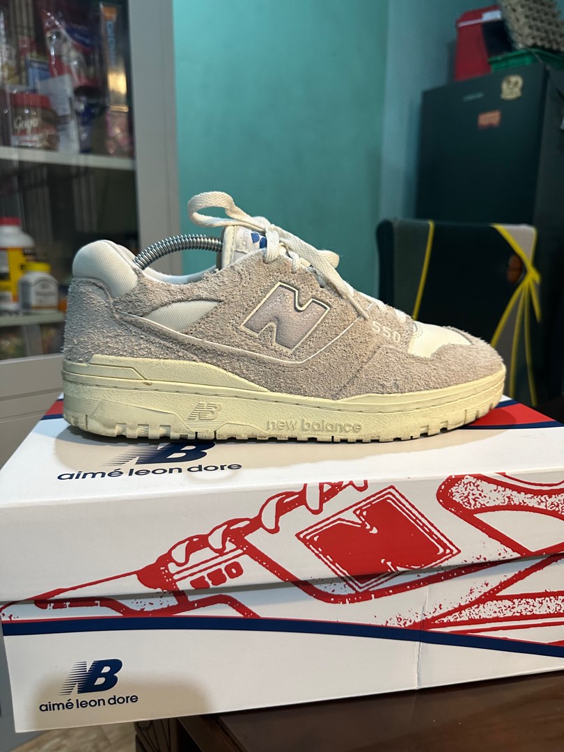aimé leon dore x new balance p550 basketball oxford