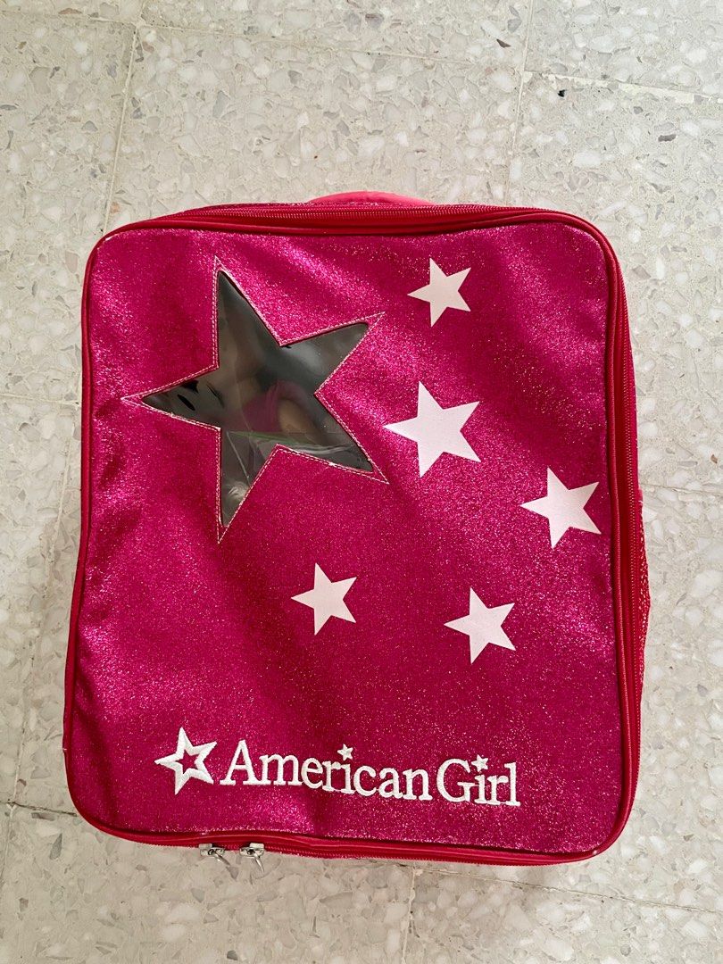 Sparkle doll shop tote american girl