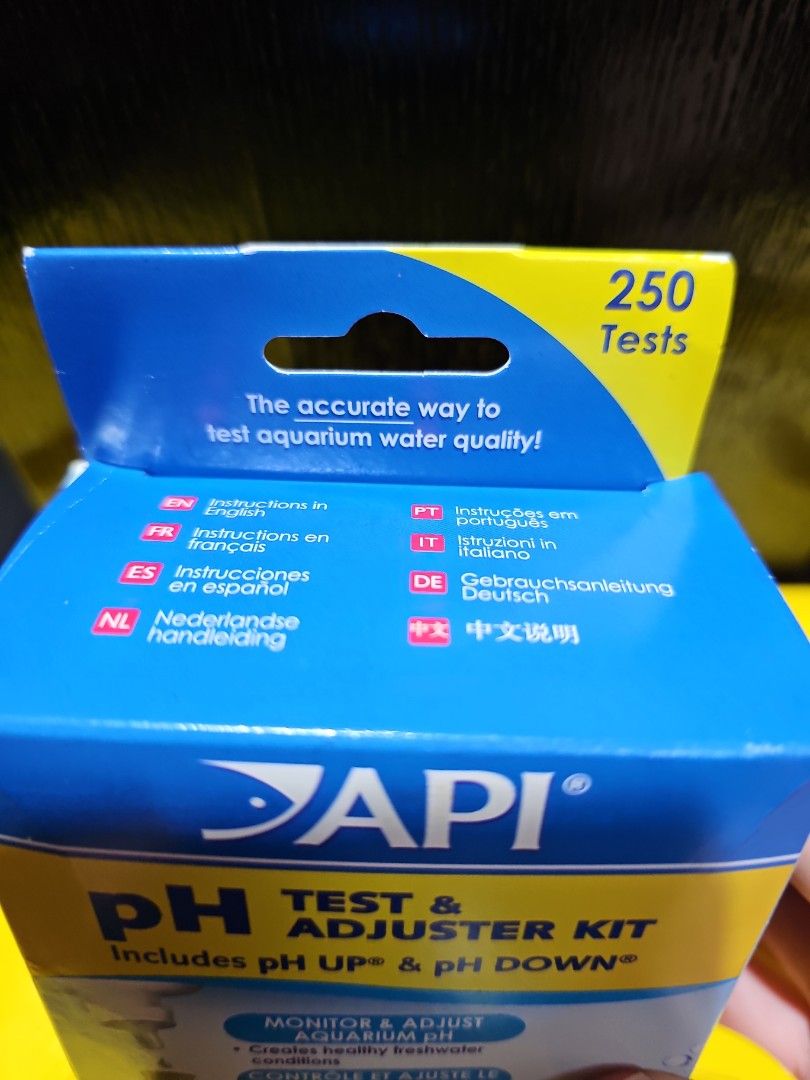 API PH TEST & Adjuster Kit Includes pH Up & pH Down, Sports Equipment