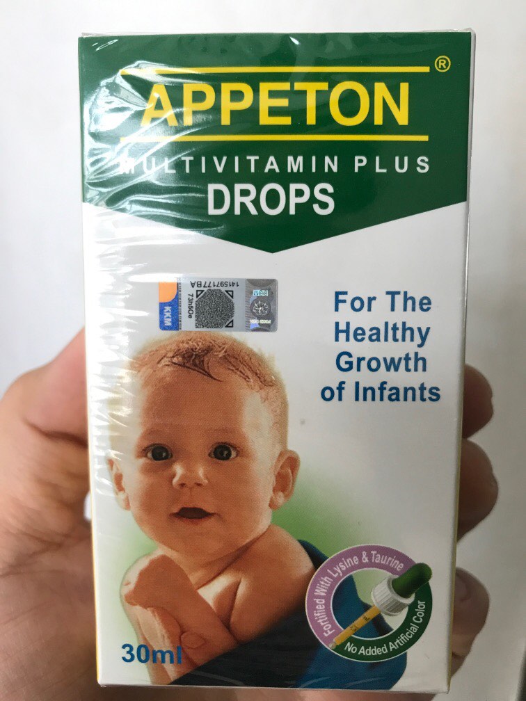 Appeton Multivitamin Plus Drops for Infants, Babies & Kids, Nursing