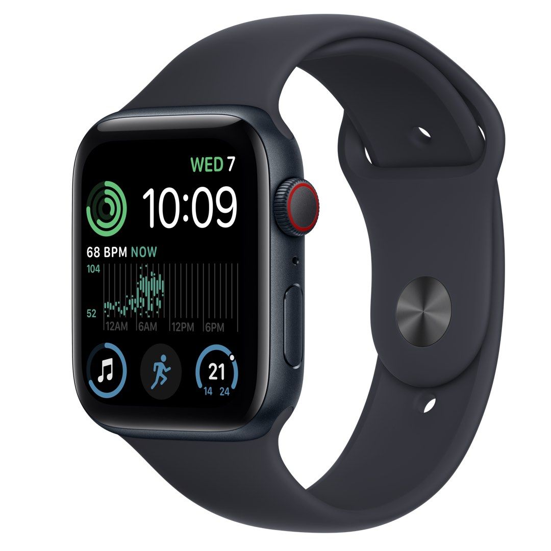 Apple Watch SE 黑色GPS 8成半新, 手提電話, 智能穿戴裝置及智能手錶