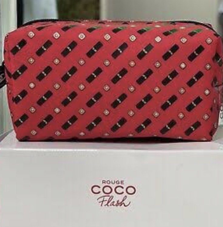 CHANEL, Makeup, Chanel Rouge Coco Flash Mini Makeup Bag