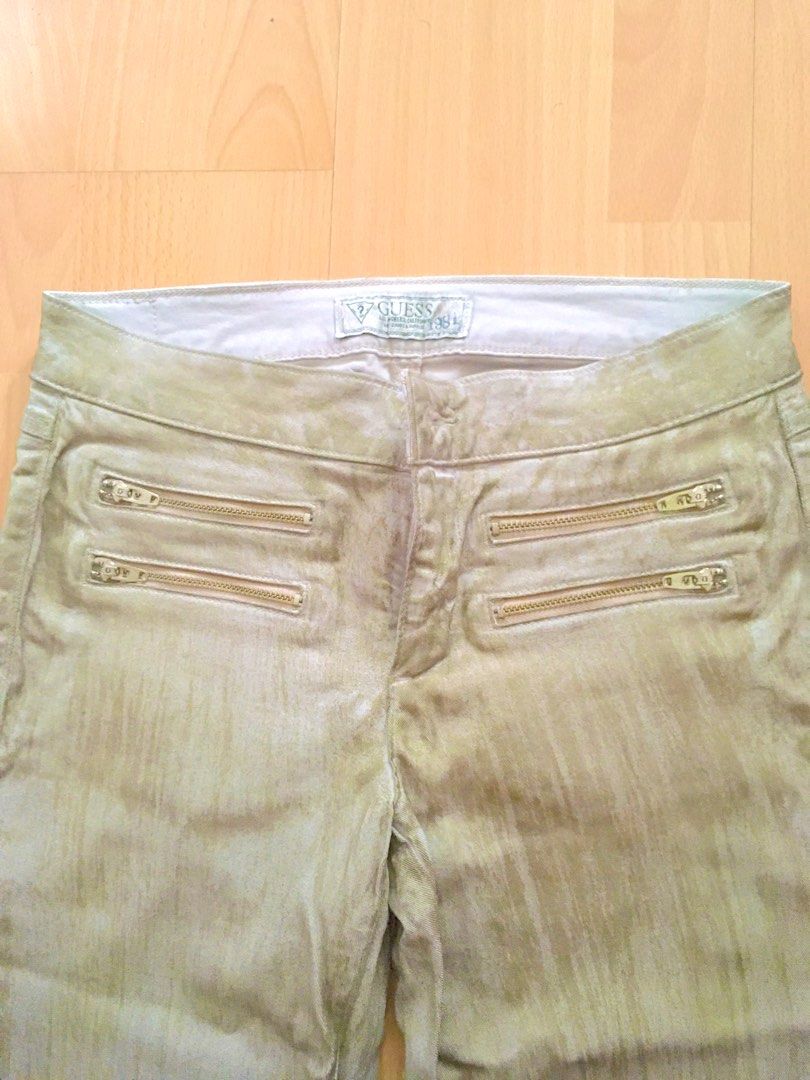 Guess online gold jeans