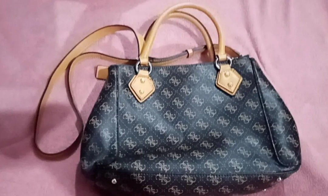 Authentic GUESS Jensen Status Satchel Bag Men s Fashion Bags Sling Bags on Carousell