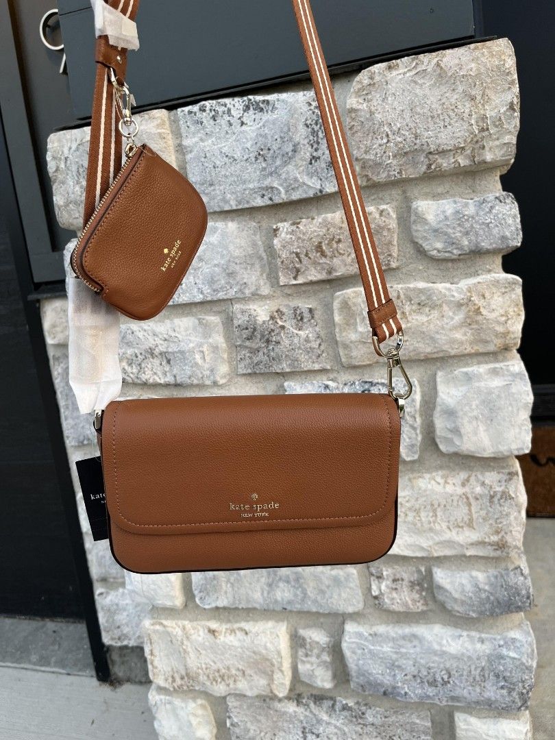 brown crossbody purse kate spade